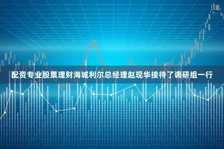配资专业股票理财海城利尔总经理赵现华接待了调研组一行